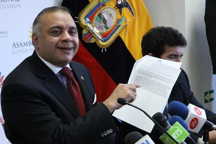 Ing. Galo Lara durante su labor en la Asamblea Nacional